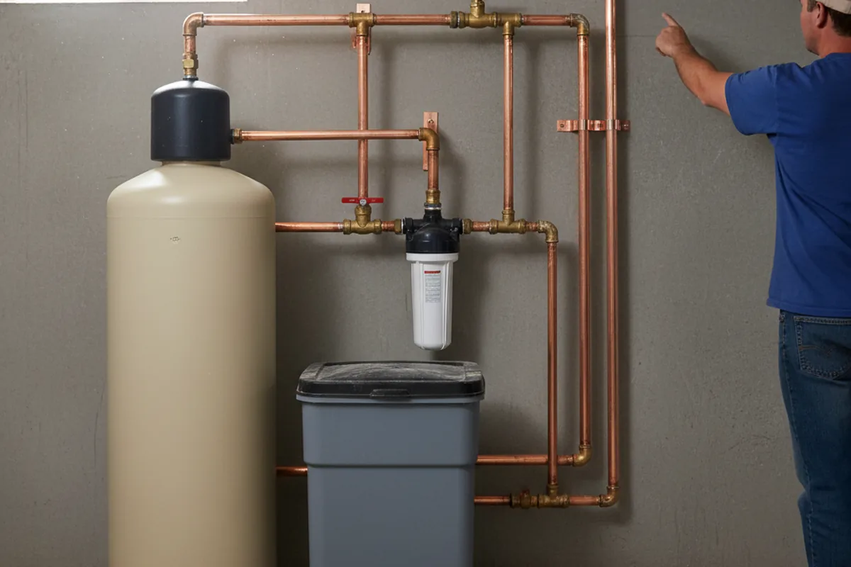 Whole-house water treatment system installed in Reidville